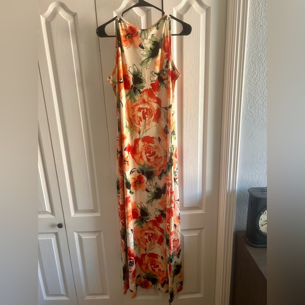 LuLaRoe Floral Maxi Dress in Women’s Sz Large NWT - Picture 5 of 5